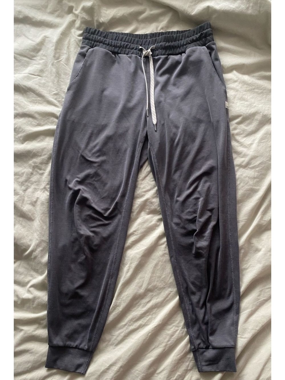 Vuori Gray Athletic Jogger Pants - Drawstring Waist